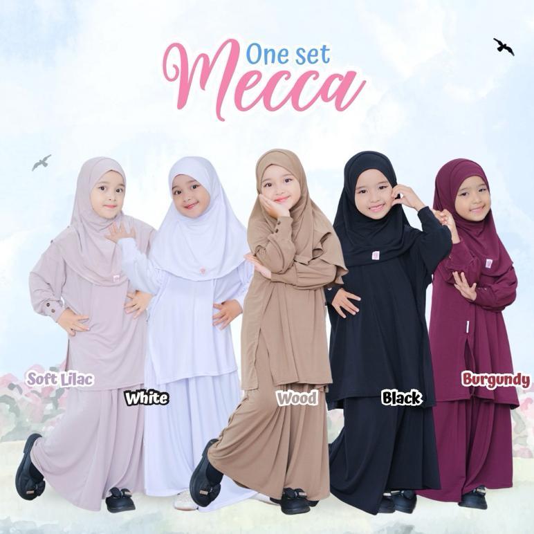 premium almahyra kids-(free hijab) mecca oneset 3in1