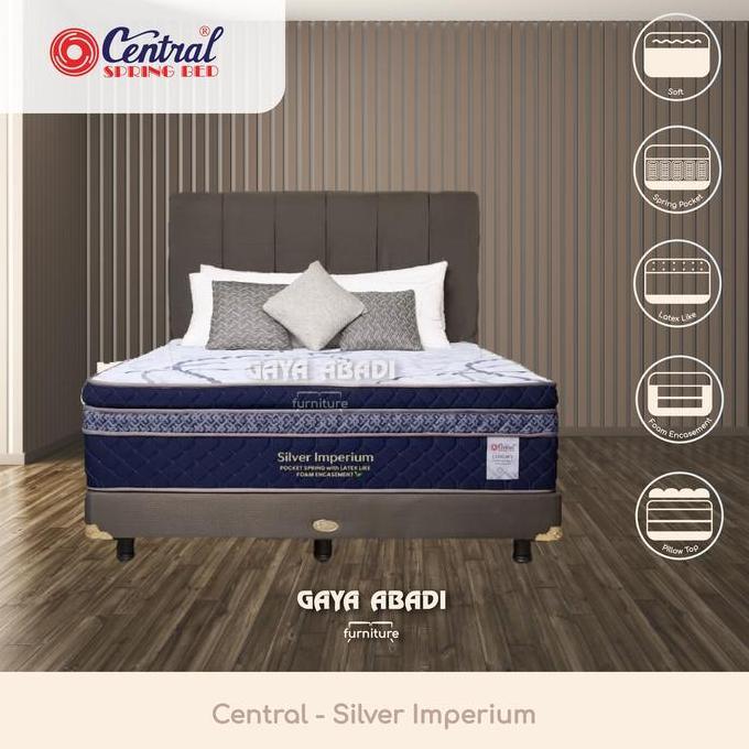Springbed Central Silver Imperium / Kasur Central Silver Imperium - Central Springbed