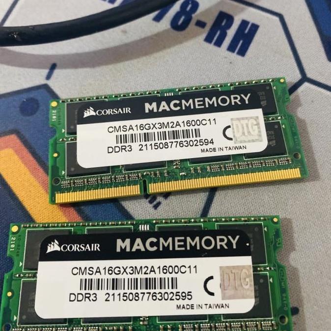 Ram Corsair Mac Memory DDR3 16GB 8GB