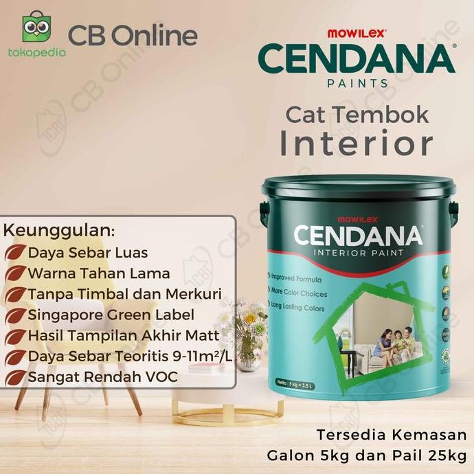 CAT TEMBOK MOWILEX CENDANA - PUTIH 101