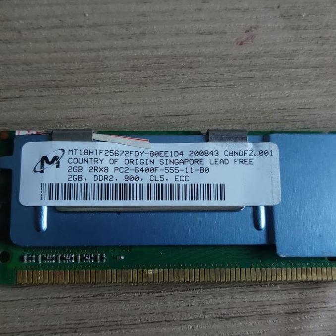 Memmory RAM Server 2GB 2Rx8 PC2-6400F DDR2-667MHz 240ECC -DIMM