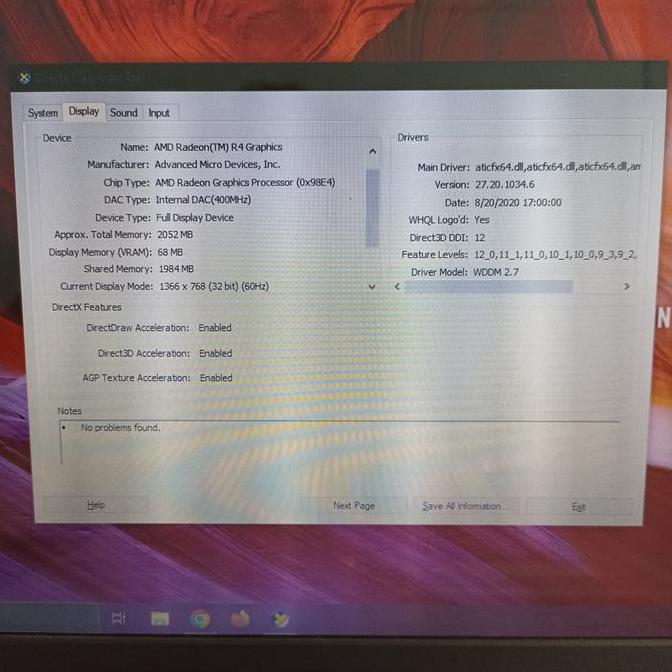LAPTOP SECOND MULUS ASUS X441B AMD A6-9225 RADEON 4 RAM 4GB HDD 1 TB