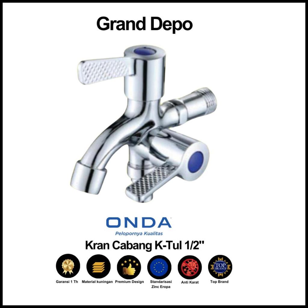 Onda Kran Cabang K-Tul 1/2" / Kran Cabang Onda / Kran Air Onda
