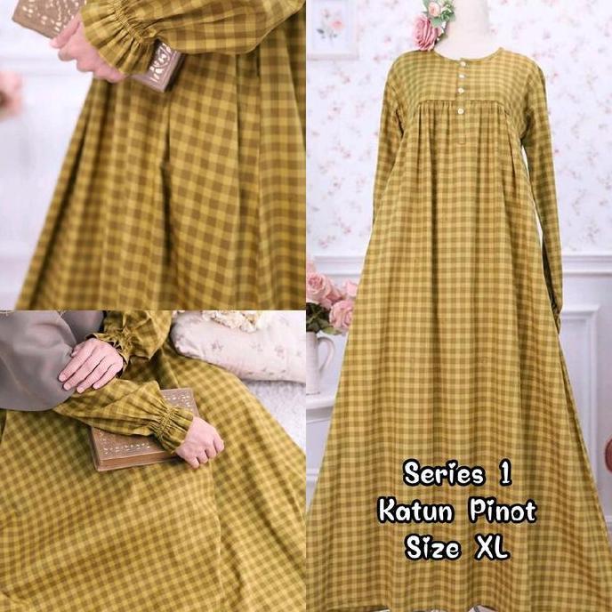 Miliki Ditsy Nightgown Homedress Premium Gamis Wanita Dewasa Remaja Syari Cantik