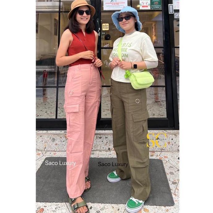 Kirimlangsung- Viyo- Bb 50 Kg Sampai Bb 100 Kg Kulot Pants Wanita Jumbo