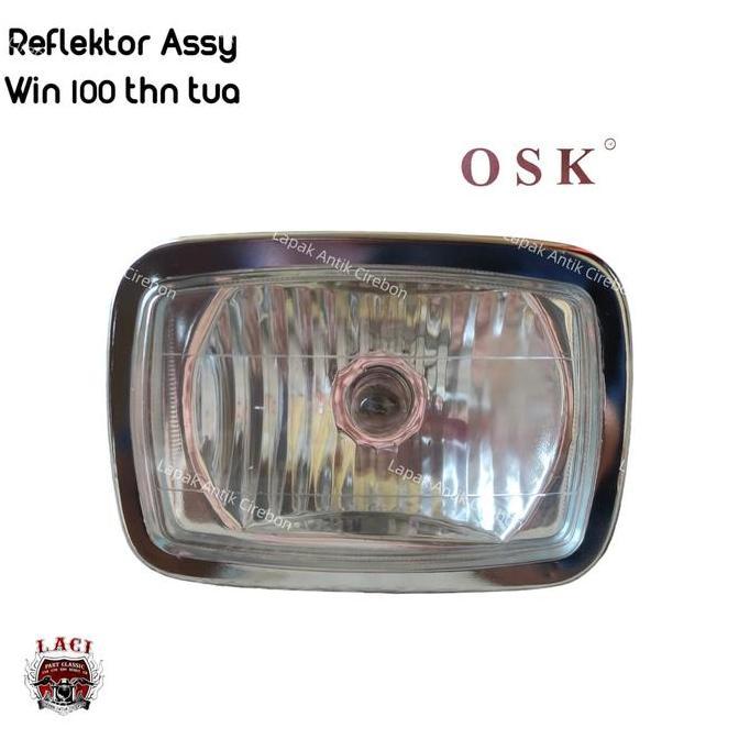 LAMPU DEPAN HEADLAMP REFLEKTOR HONDA WIN 100 WIN100 WIN TUA HEMAT