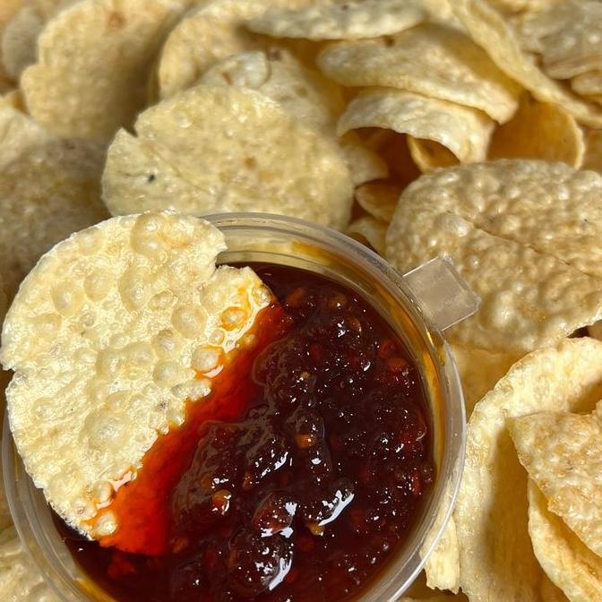 Bisajakok- Opak Singkong Coin / Berat 500 Gram / Opak Coin Cemilan