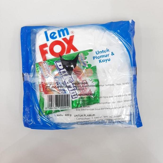 Ready LEM PUTIH PELAMIR FOX 600G murah