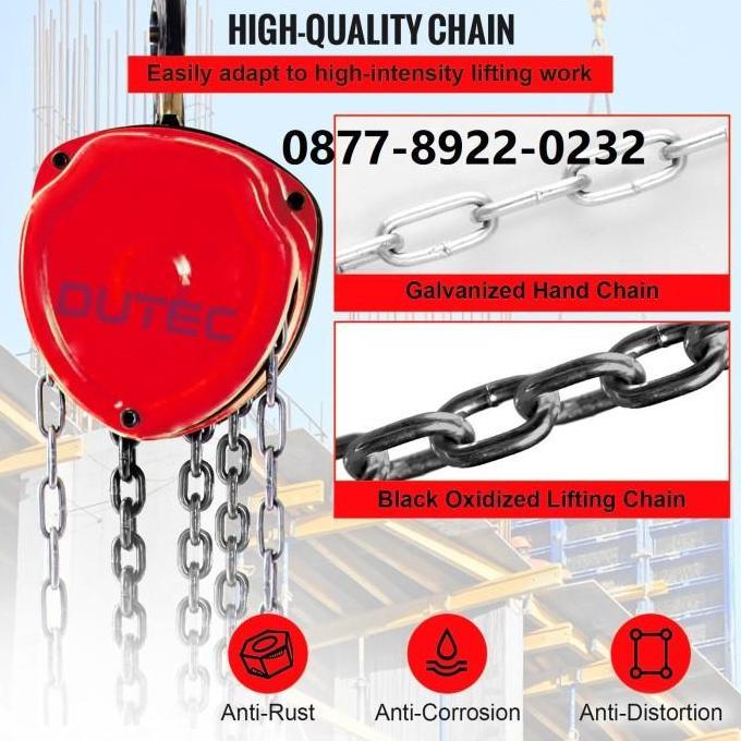 Ready Katrol / Chain Block / Takel 1 Ton x 3 m murah
