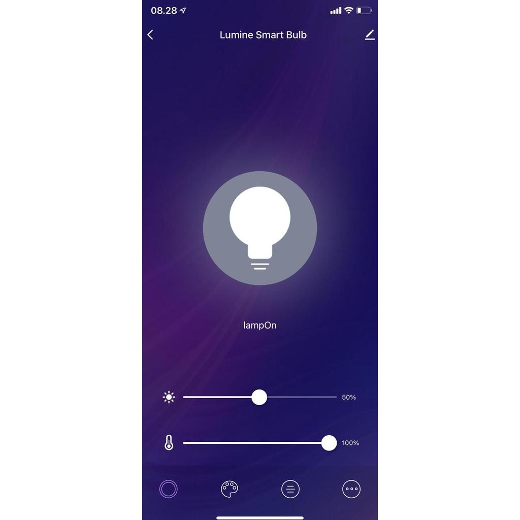 Lightflas- Lumine Smart Light Bulb Led 8W Rgb+Ww Wifi Lamp Not Bardi Arbit