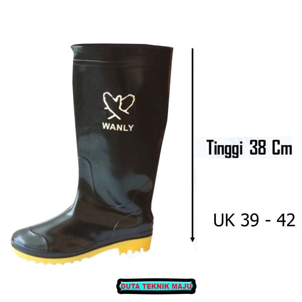 CUCI GUDANG [COD] SEPATU PROYEK SAFETY BOOT HITAM| SEPATU PROYEK BOOT PANJANG LAKI-LAKI | SEPATU BOA