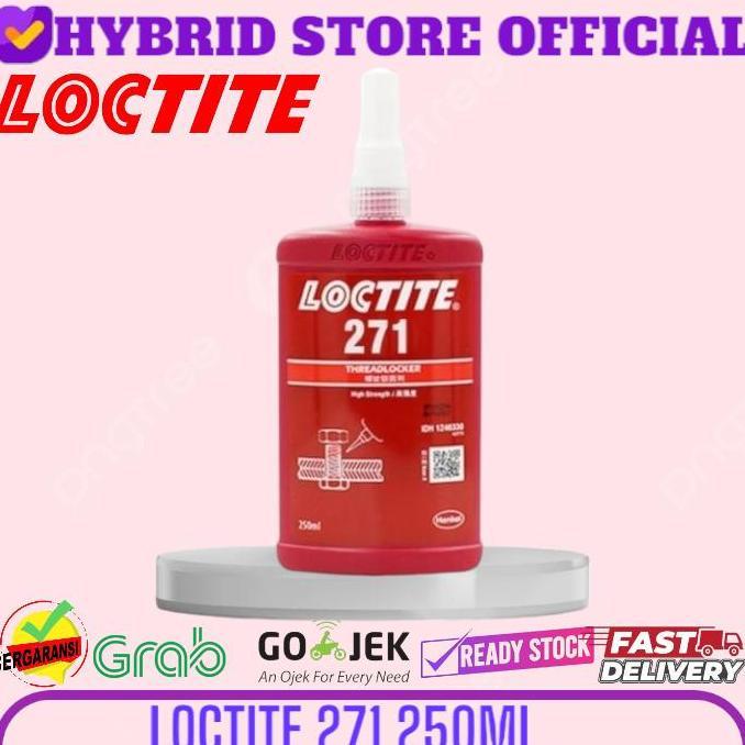 Ready LEM BAUT LOCTITE 271 250ML - LEM ULIN BAUT LOCTITE 271 250 ML murah