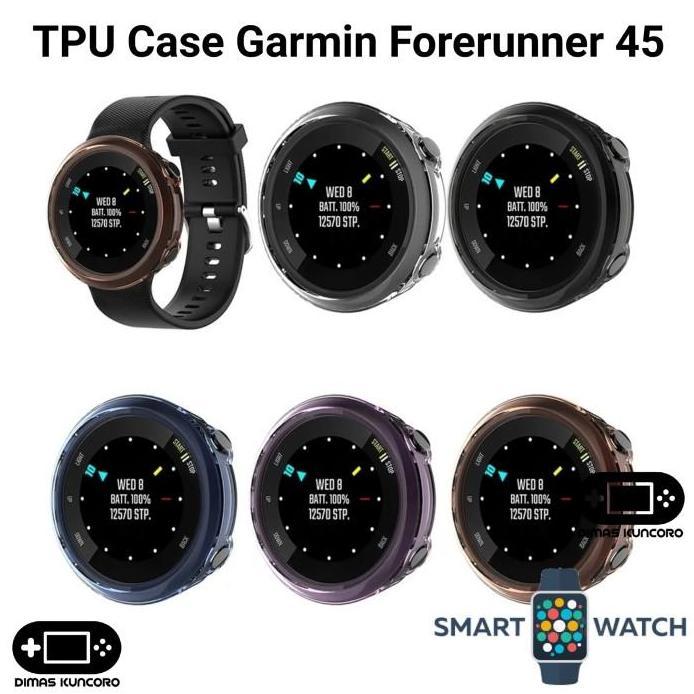 TPU Case Garmin Forerunner 45 silicone silikon soft garmin forerunner 45 45s fr fr45 fr45s