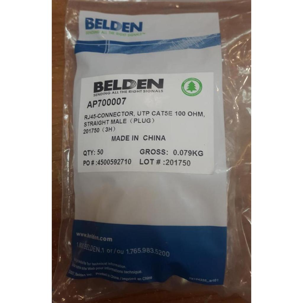 Lansungkirim- Konektor Rj45 Belden Cat 5E / Rj 45 Belden / Belden Cat5