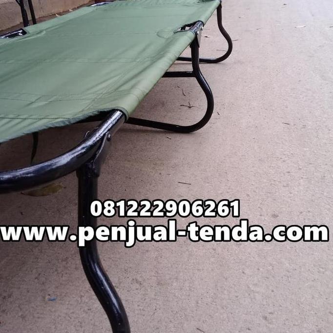 VELBED BESI VELBED TNI VELBED TENTARA RANJANG LIPAT FOLDING BED BESI