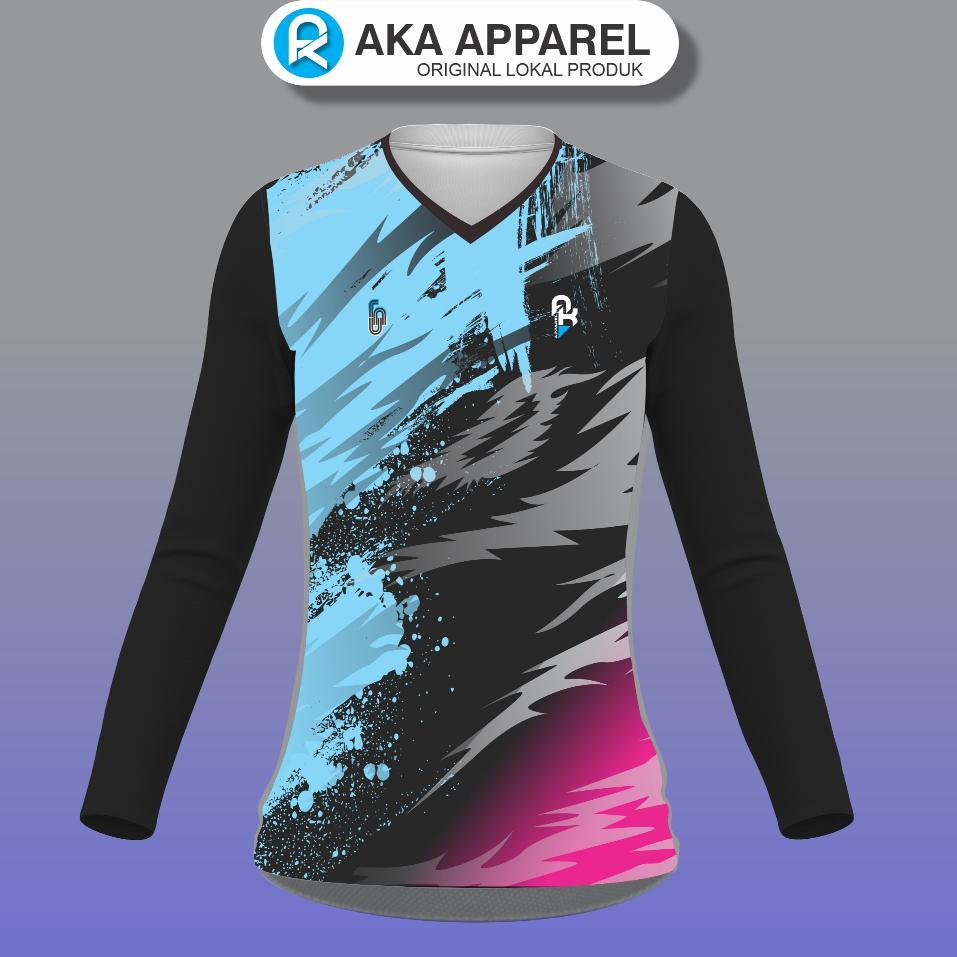 BIG SALE Atasan Olahraga Wanita Printing Kaos Senam Aerobik Fitnes Running Sepeda Santai Bola Voly C