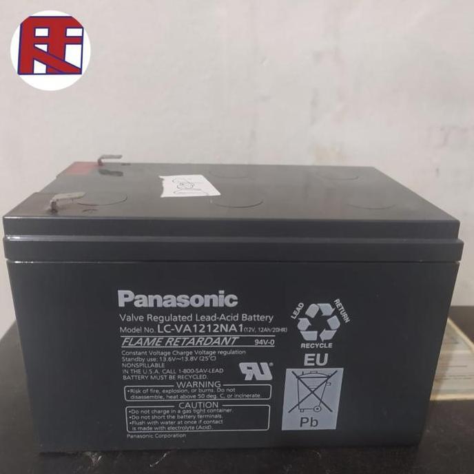 Battery Aki Kering Panasonic 12V 12Ah Original Untuk Ups , Server, Acc Tersedia