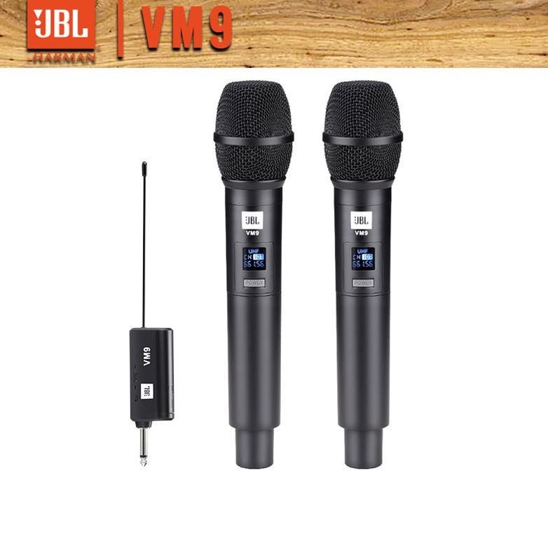PROMO wireless microphone,JBL/original VM9,wireless mikrofon,mik wireless,mik karaoke,mic wireless,m