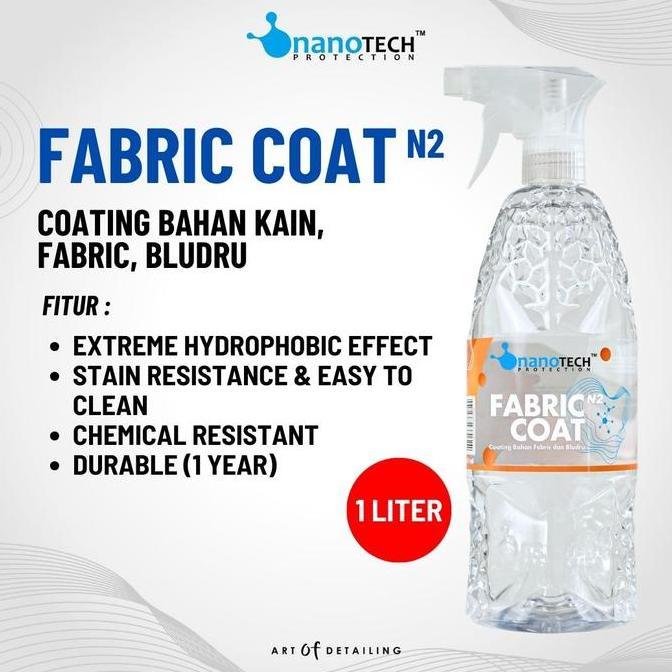FABRIC COAT 1L - nanoTECH PROTECTION - FABRIC COATING - COATING BAHAN KAIN FABRIC BLUDRU SUEDE KANVA
