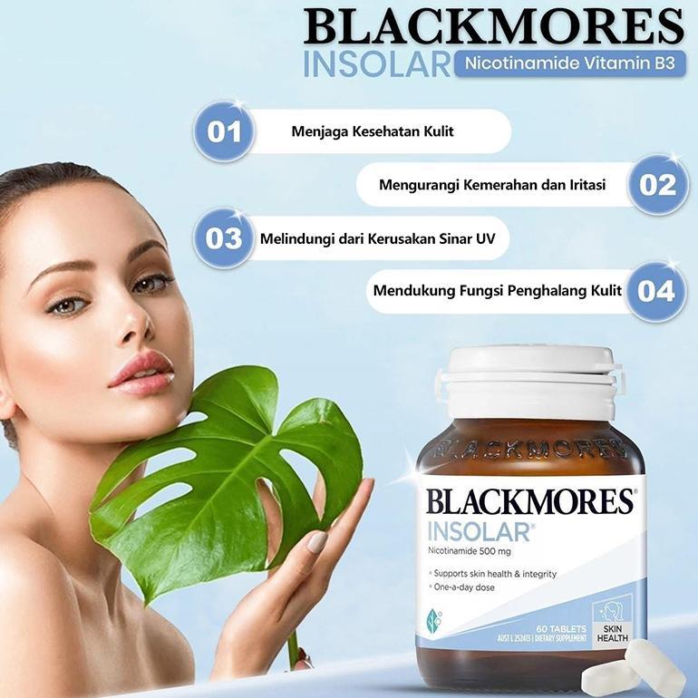 Blackmores Insolar Skin Health Niacinamide Vitamin B3 Supplements 60 Tablets