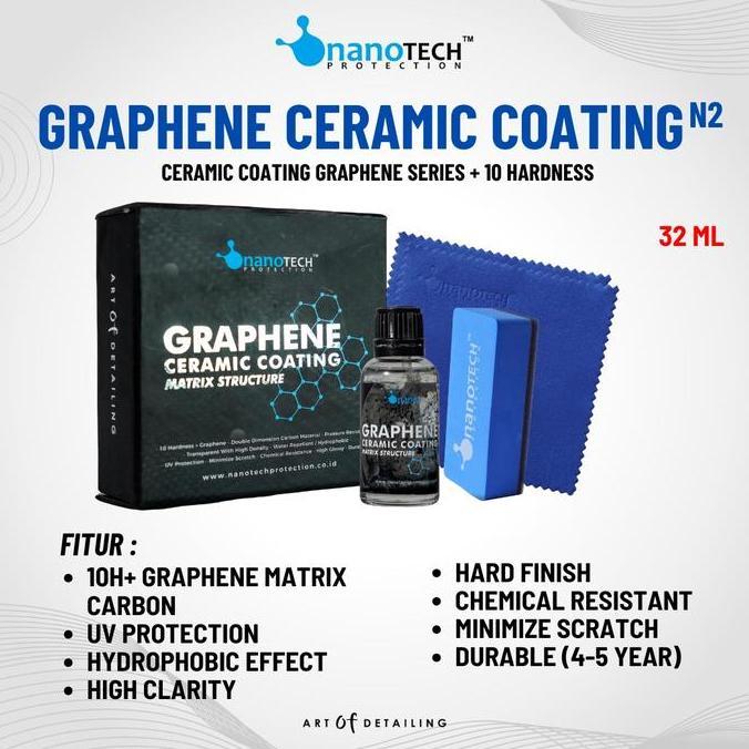 GRAPHENE SERIES NANO CERAMIC COATING - nanoTECH PROTECTION - HARD COATING