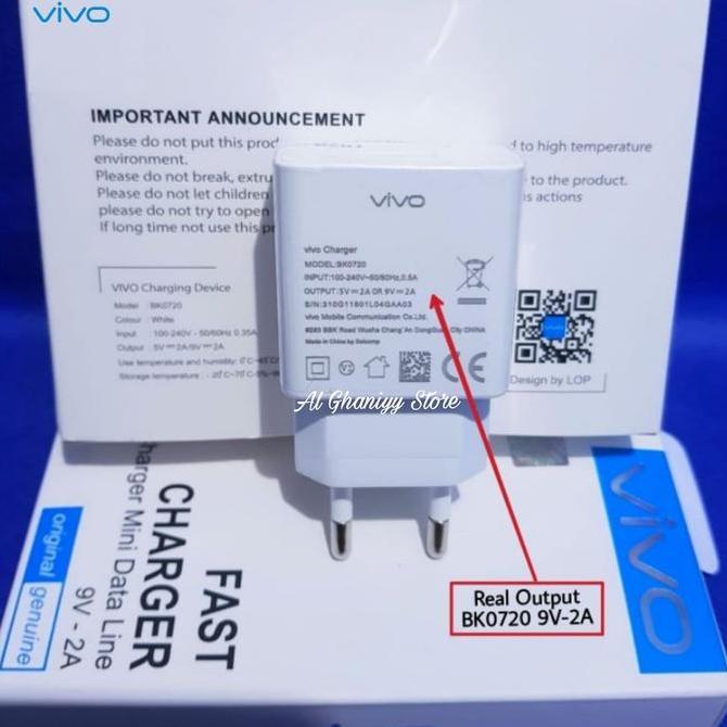 Charger Vivo Y81 Y91 Y71 Original 100% Fast Charging Micro Usb Kode 776