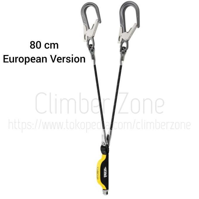 Petzl ABSORBICA-Y Lanyard 80 cm with MGO