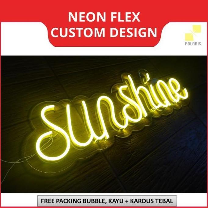 NEON FLEX LAMPU HIAS CUSTOM NAMA-NEON SIGN LAMPU CAFE CUSTOM TULISAN