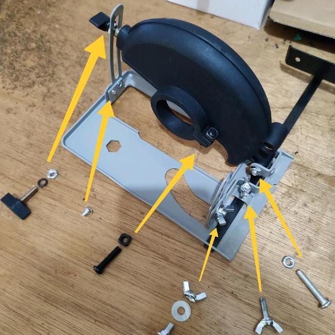 Superxx- Stand Gerinda Dudukan Gerinda Tangan Circular Saw Adapter Gerinda