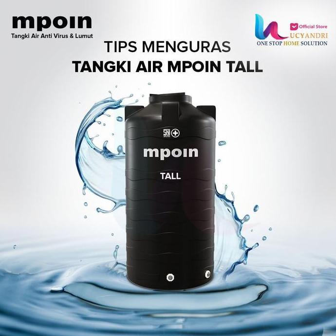 Diskon Toren Air 510 Liter Tall Mpoin 550 Tall Tangki Tandon