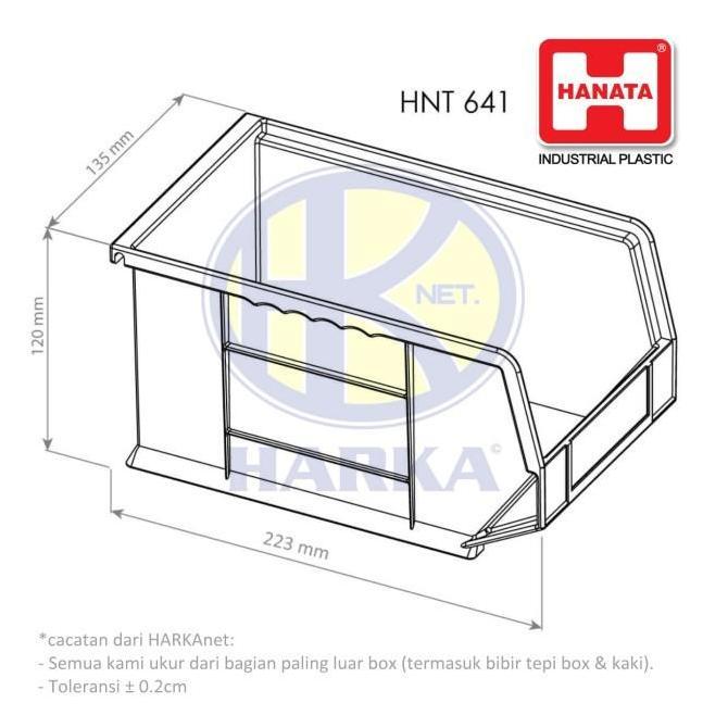 KOTAK AKSESORIS Sparepart Case Baut | JOLLY BOX HANATA HNT641 HNT 641