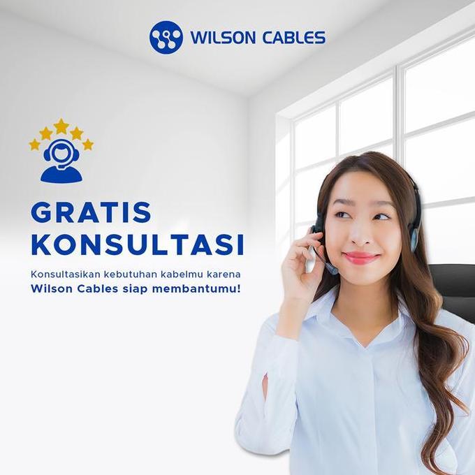 Wilson Cables - Nyy 2X2.5 Mm 50 Meter - Kabel Tembaga Kawat