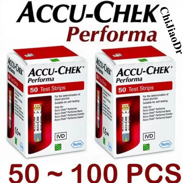 Accu Chek Performa Blood Glucose Test Strips 50/100 Pieces [Latest]
