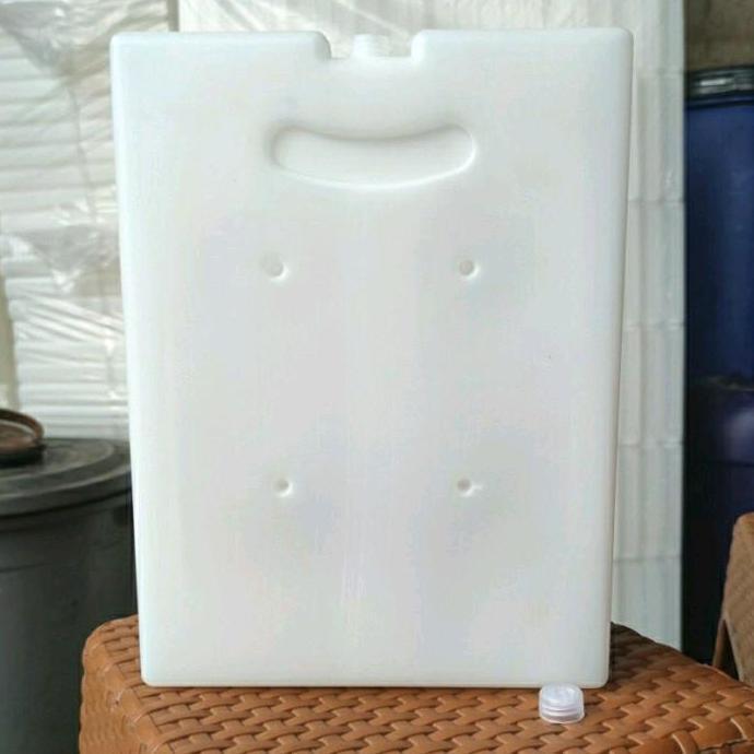 Nosting- Botol Ice Pack Besar 30X22X3Cm Botol Kosong + Tutup, Tanpa Kunci Dan Tanpa Isi