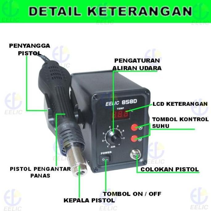 EELIC SOR-UAP858D SOLDER UAP / BLOWER 858D