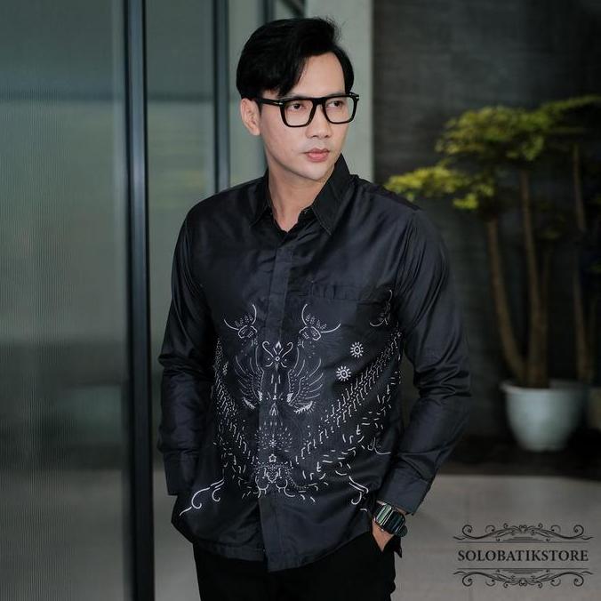 Solo Batik Store - Koleksi Kemeja Batik Pria Slimfit Lengan Panjang Lapis Furing Baju Batik Kondanga