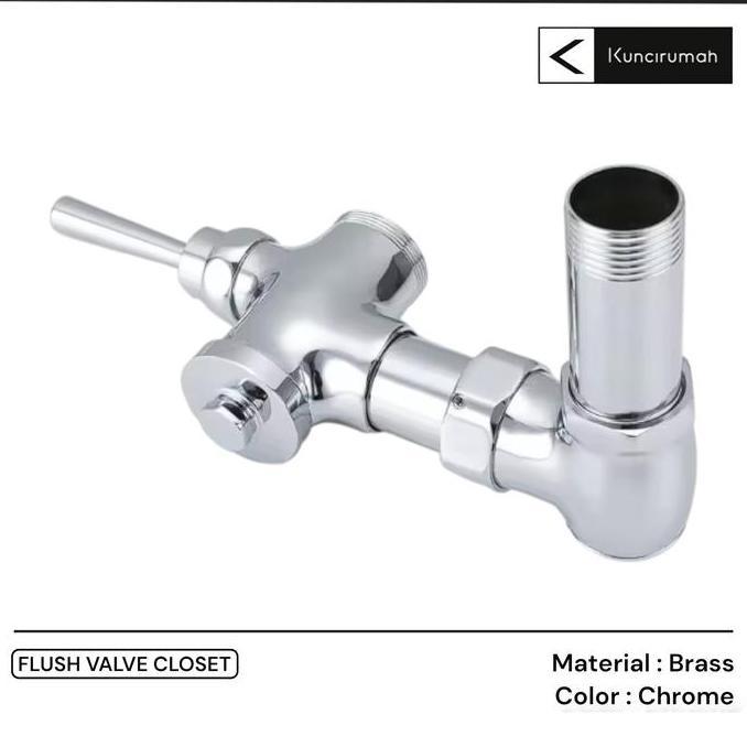 Miliki Flush Valve Closet Toilet - Manual Control Flush Valve