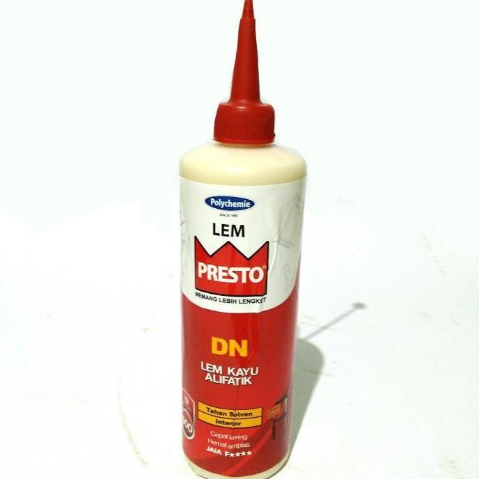 Lem Putih Kayu / Mebel / Hpl / Tacosheet Presto Tipe DN