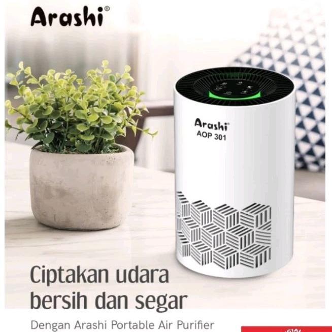 NEW ARASHI AIR PURIFIER PENYARING UDARA PORTABLE AOP 301 /AOP301 AIR PURIFIER HEPA FILTER