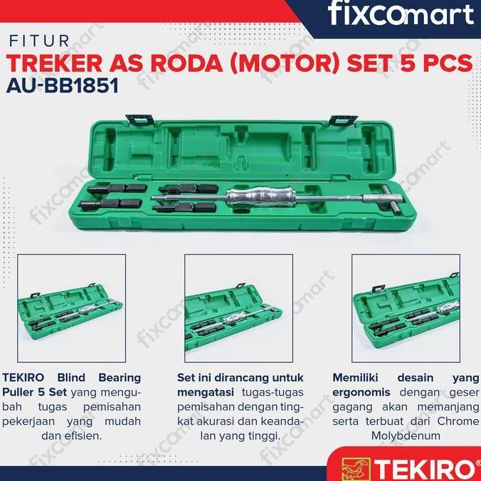 TEKIRO Blind Bearing Puller 5 PCS -Treker As Roda Motor