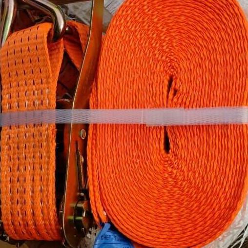 HARGA DISC - Rachet Cargo Lashing Webbing Tali Pengikat Track Belt 5 Ton 10 meter