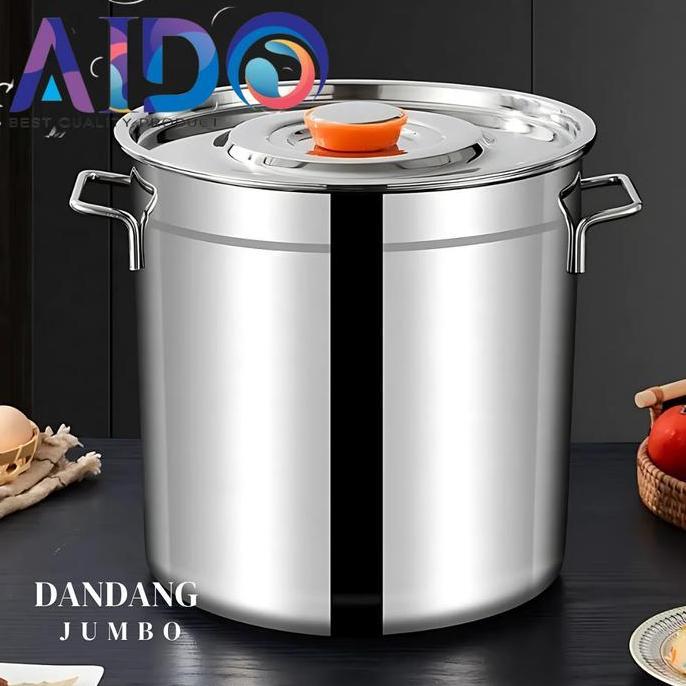 Panci Dandang Stainless Steel Panci Bakso Panci Kukus Panci Jumbo Panci Dandang Stainless Steel 25 C