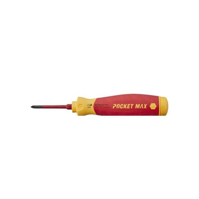 WIHA SB 2831-09040 SCREWDRIVER WITH BIT MAGAZINE POCKETMAX 4 SLIMBITS (45296)