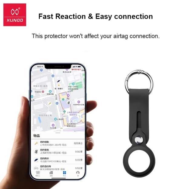 CASE AIRTAG APPLE XUNDD ORIGINAL GANTUNGAN AIRTAGS SILICONE HOLDER
