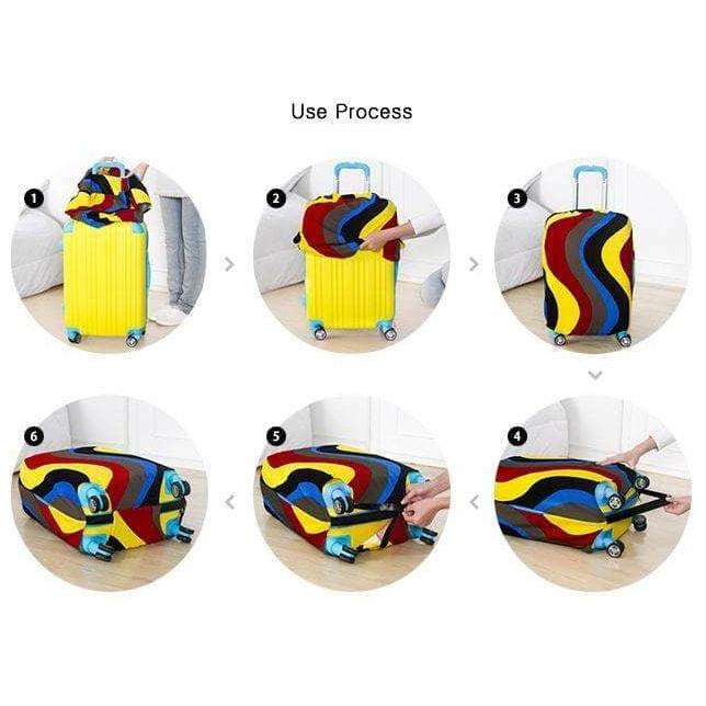 Lynx Penutup Pelindung Koper Motif Keren Luggage Cover Size S