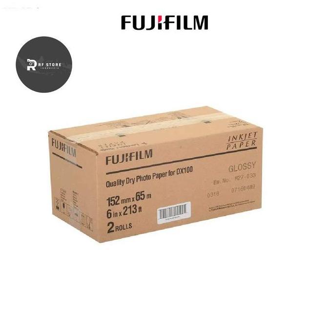 Terlaris Fujifilm Quality Dry Photo Paper For Frontier-S Dx100 De100 Printer Lustre, 6" X 213' Roll,