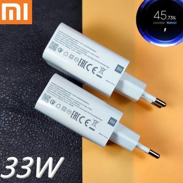 ORIGINAL ADAPTOR CHARGER XIAOMI REDMI NOTE 9 PRO 33W TURBO CHARGE