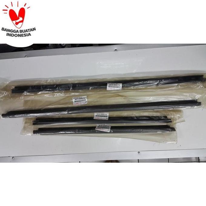 Weathership vios/pelipit pintu vios/karet kaca vios lama set ori
