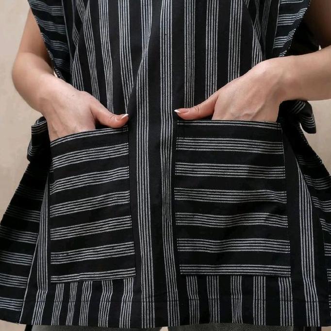 Ready Atasan Vest Lurik Wanita Audrey / Vest Batik / Vest Batik Kerja Wanita