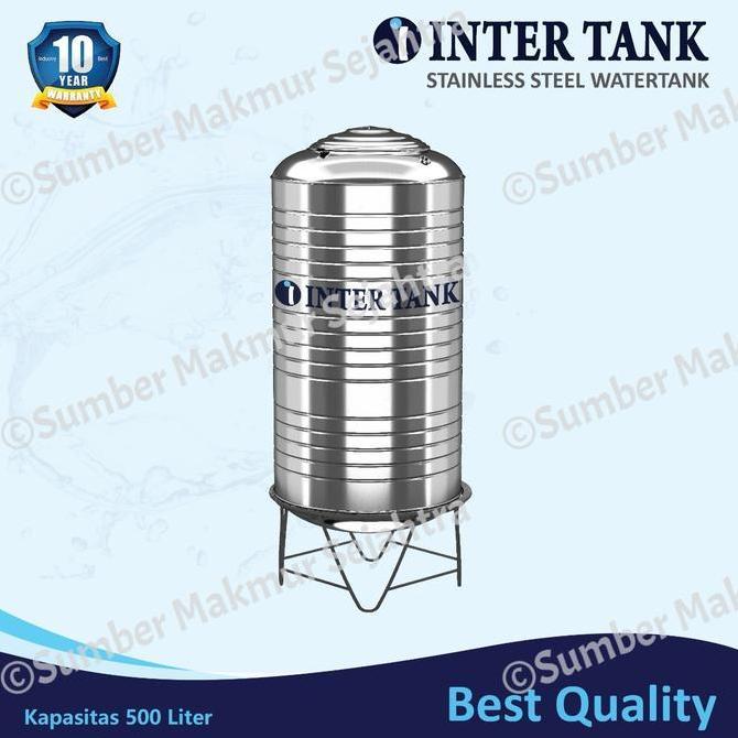Spesial Tangki Air Stainless Inter Tank T 500 / Toren Air / Tandon Air